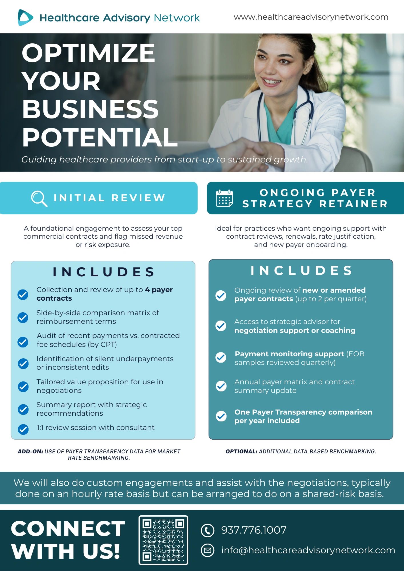 Healthcare Advisory Network payer strategy services